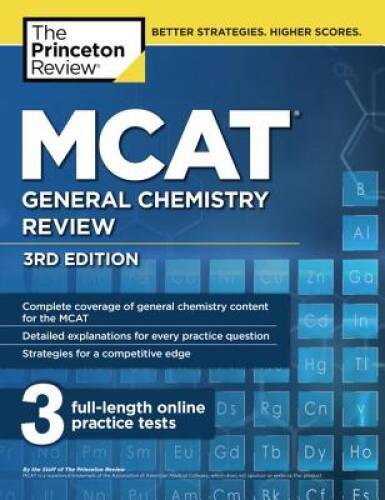 MCAT General Chemistry Review, 3rd Edition (Graduate School Test Prepa – GOOD