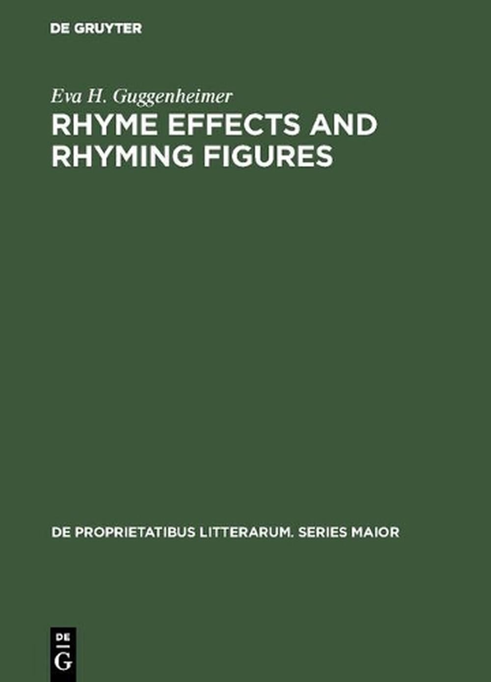 Rhyme effects and rhyming figures: A comparative study of sound repetitions in t