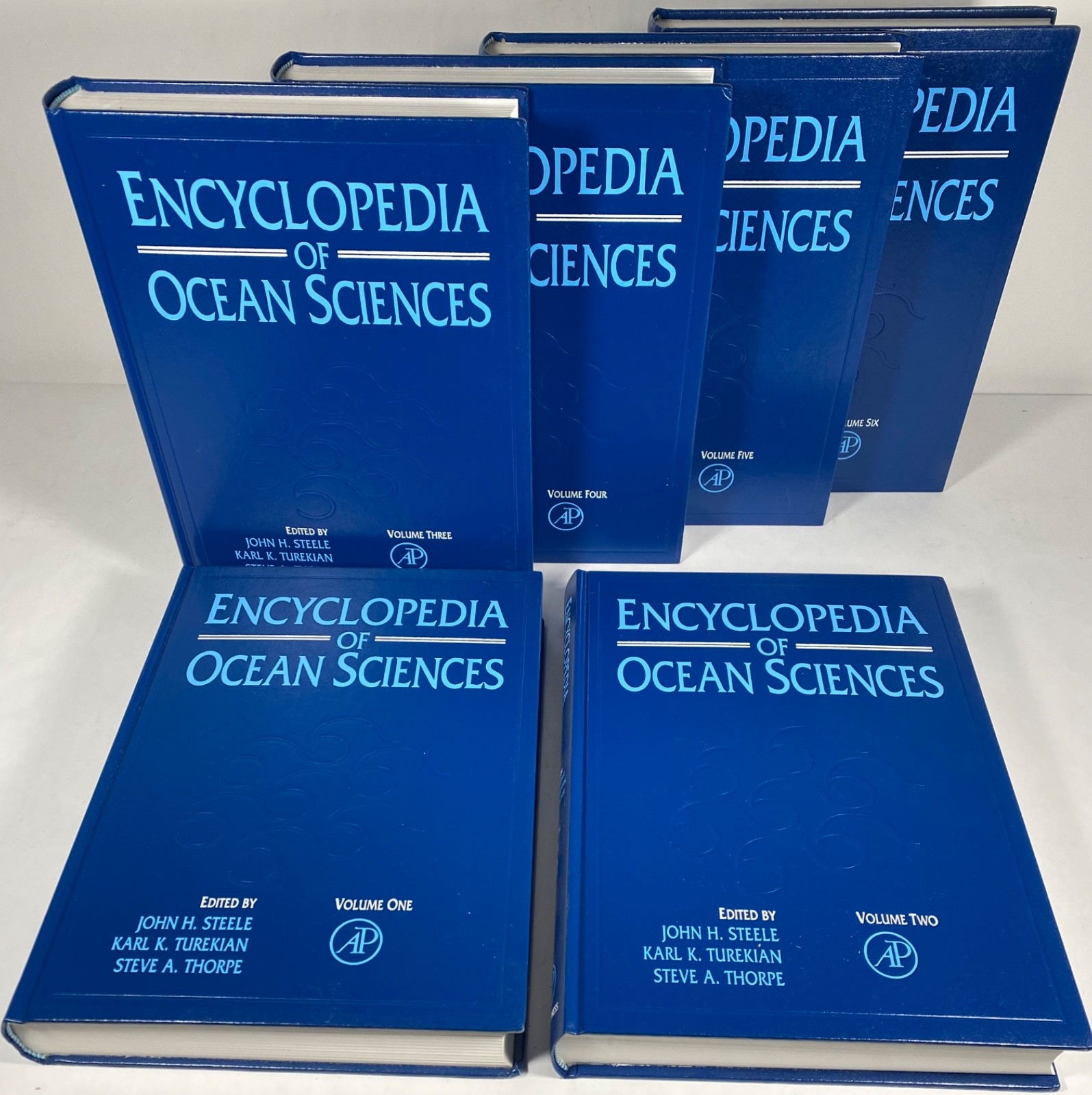 ENCYCLOPEDIA OF OCEAN SCIENCES SIX VOLUME HARDCOVER COLLECTION