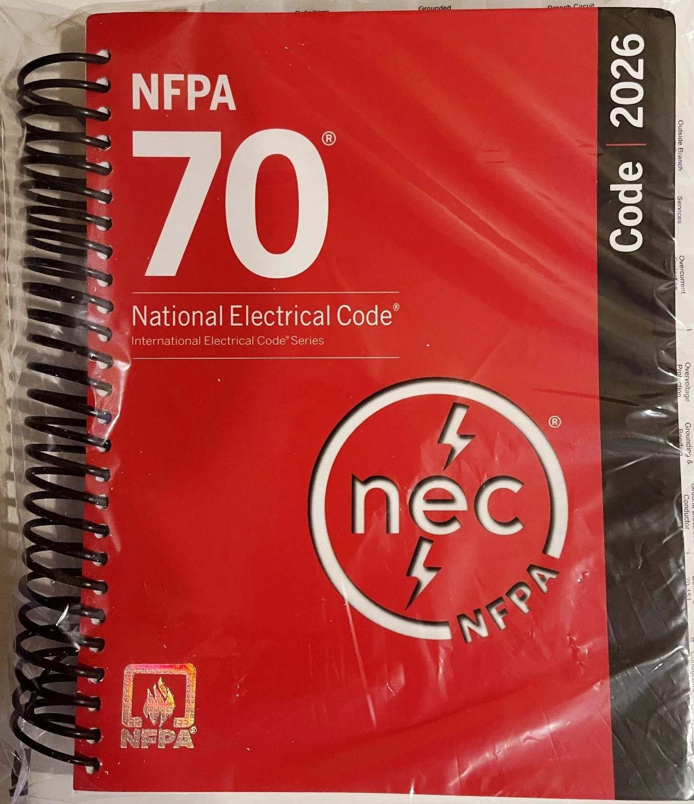 National Electrical Code 2026 Spiral bound NFPA 70 Pre Tabbed & Ugly’s Reference