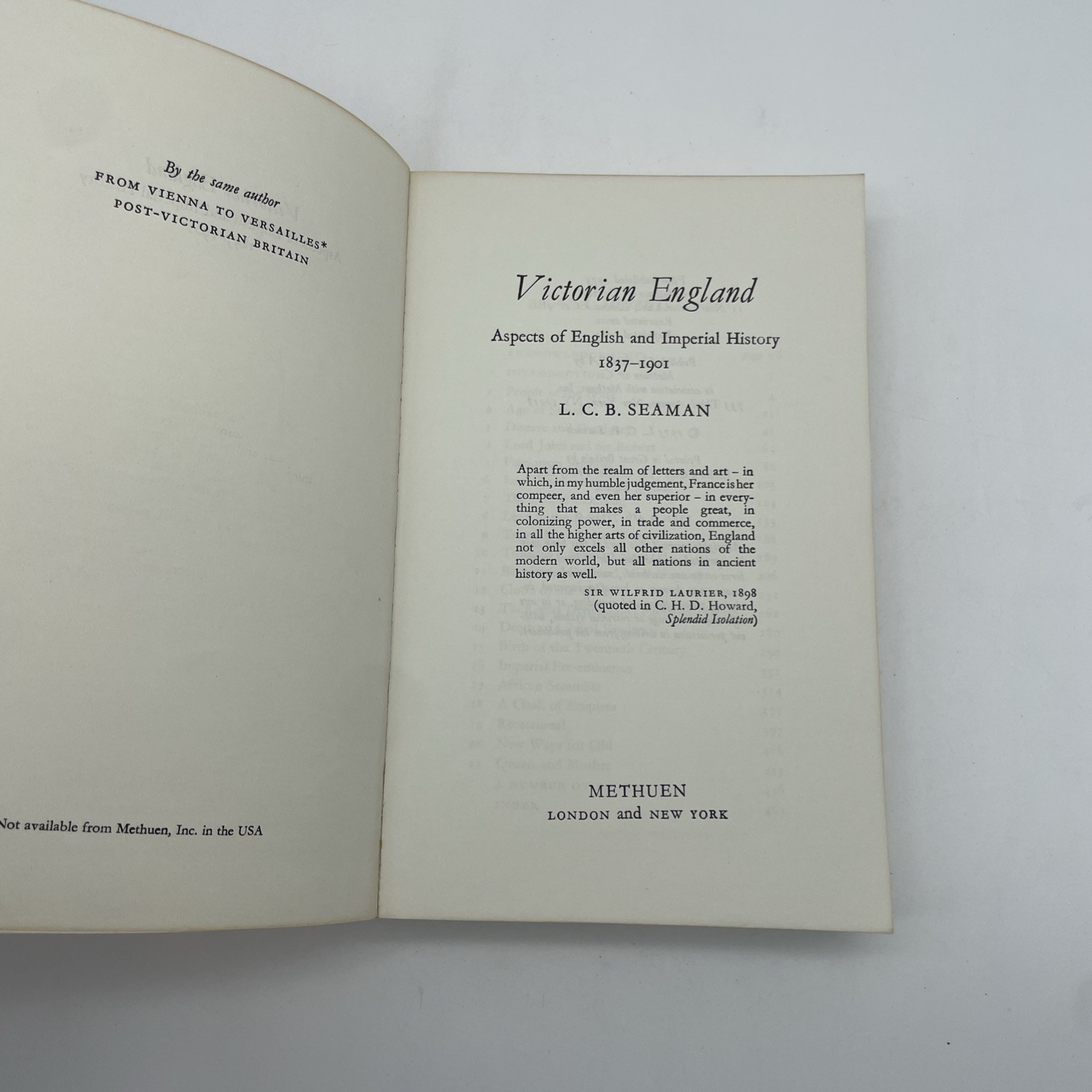 Victorian England by L. C. B. Seaman Paperback 1982