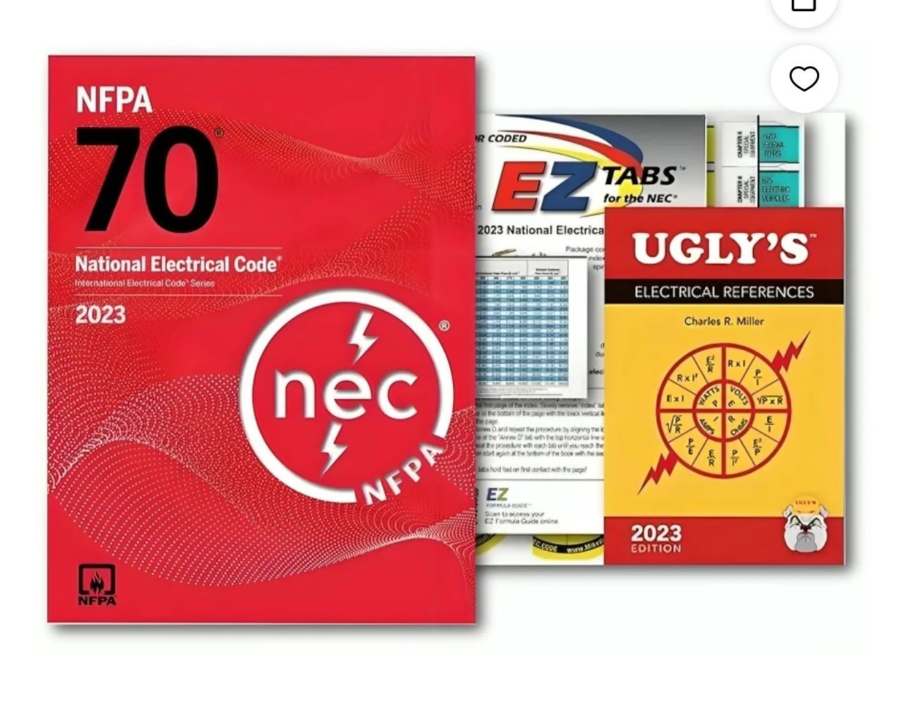 NFPA 70 2023 NEC Code Book + Ugly Electrical Spiral + EZ Tab USA STOCK