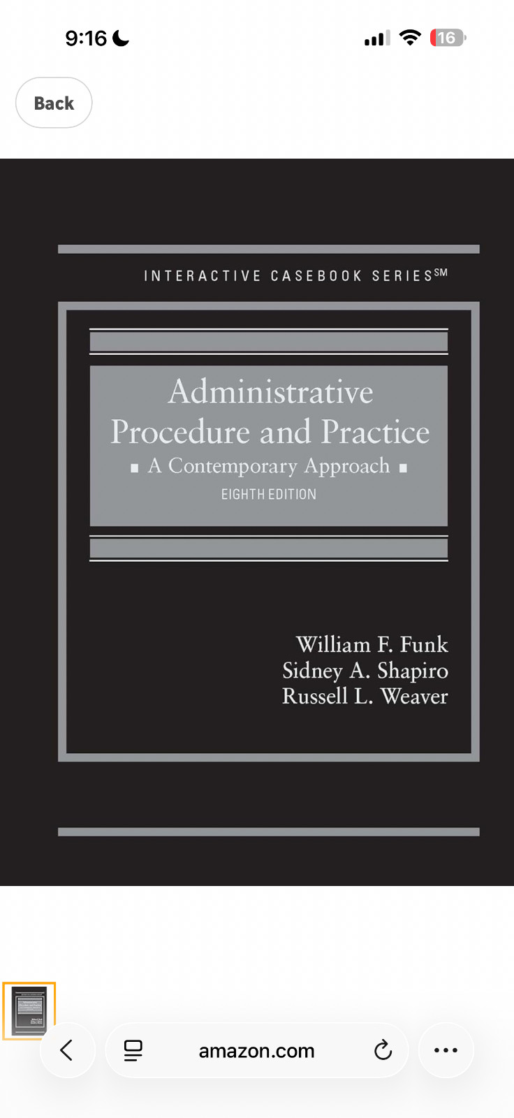 Administrative Procedure and Practice: A Contemporary Approach 8th ed. 2025