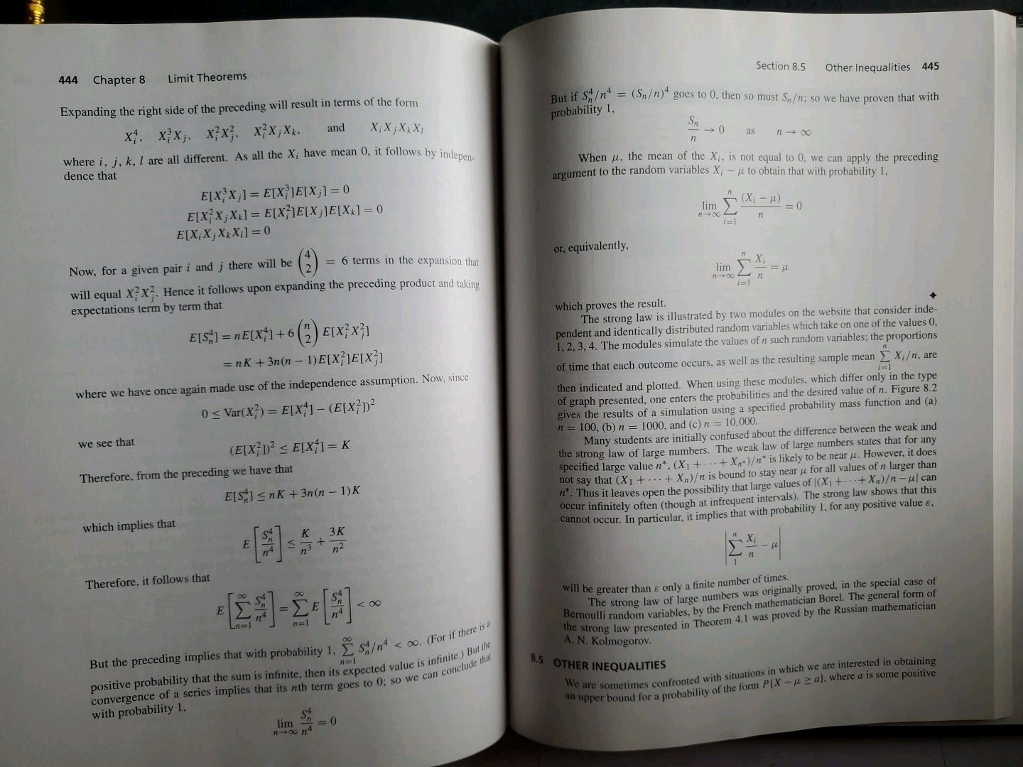 A First Course in Probability 7th Edition Sheldon Ross Pearson Hardcover 2006