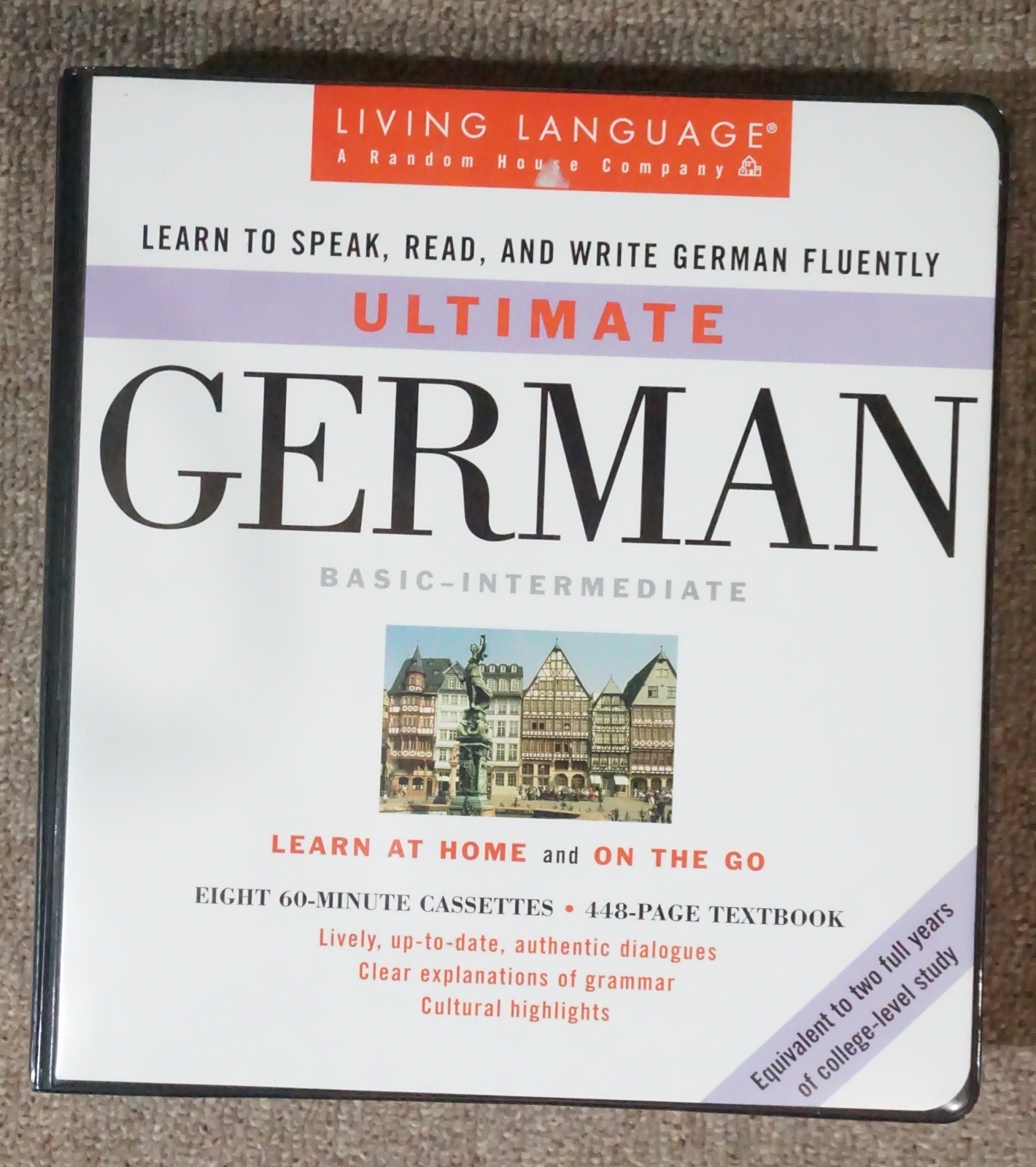 Living Language Ultimate German Cassettes Textbook Read, Write, Speak
