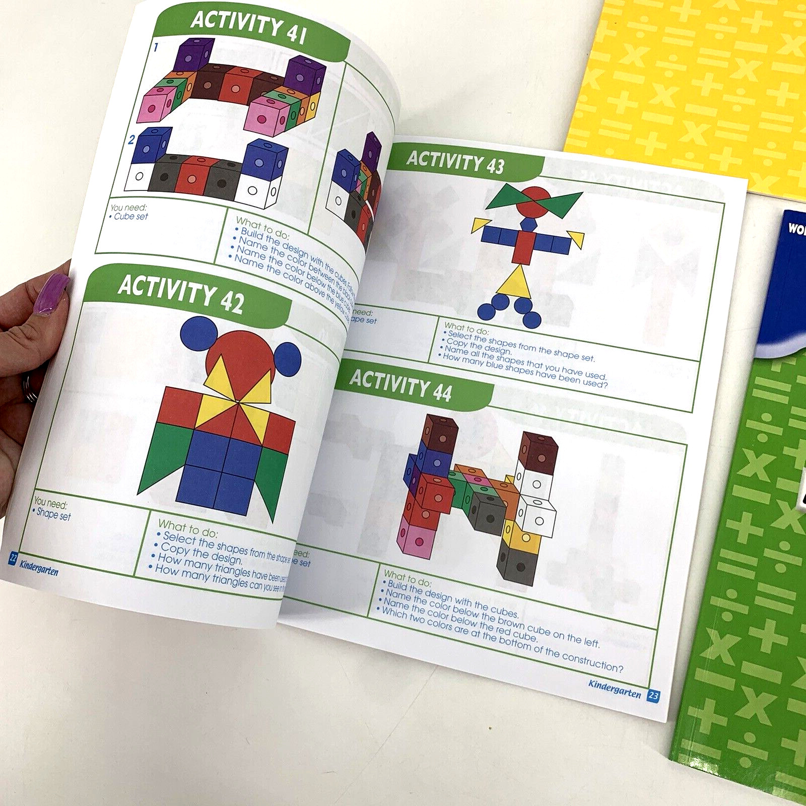 Math Mastermind Kindergarten Workbook Activity Book & Parents Manual UNUSED