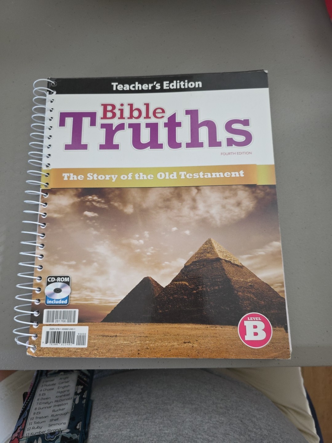 Bible Truths Level B – New W/CD-Rom- Teacher edition- Bob Jones University –