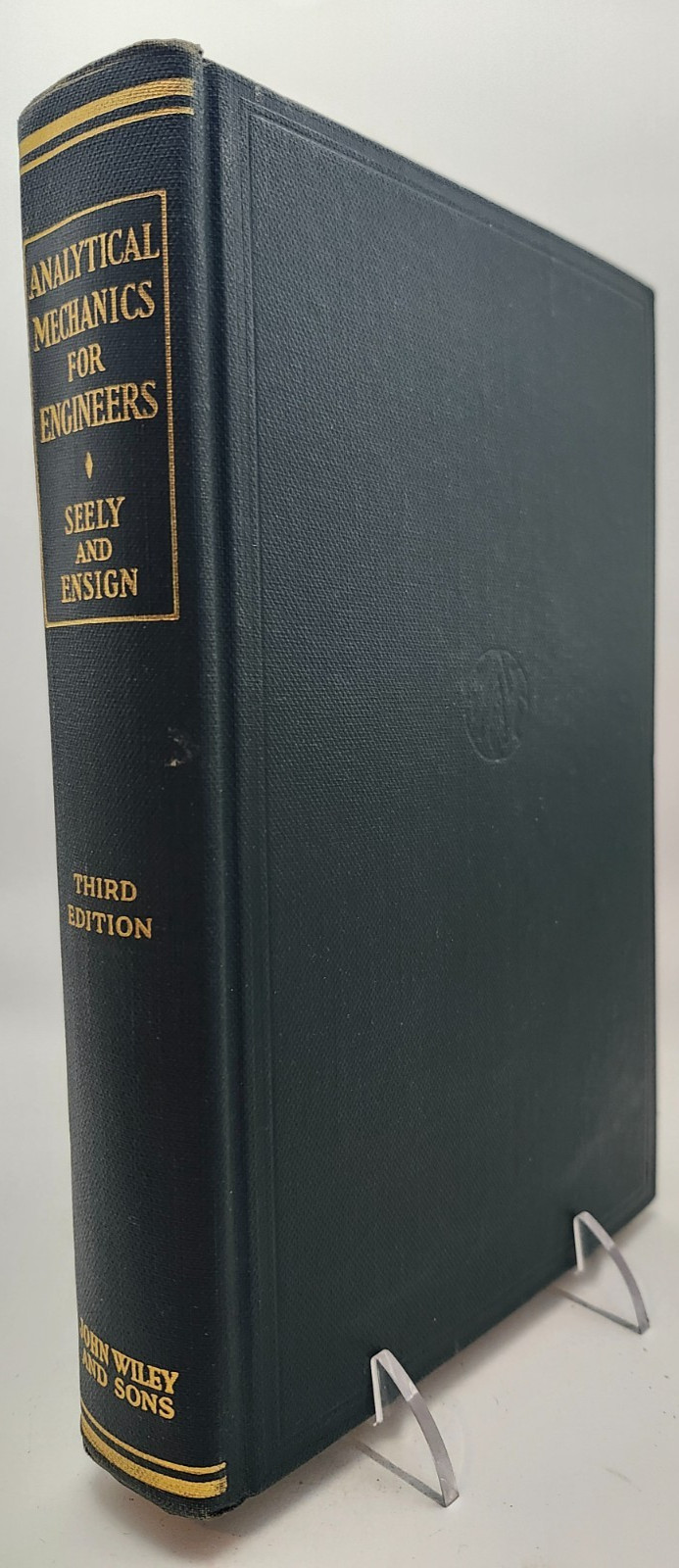 Analytical Mechanics for Engineers by Seely & Ensign (Hardcover, 1944, Third Ed)