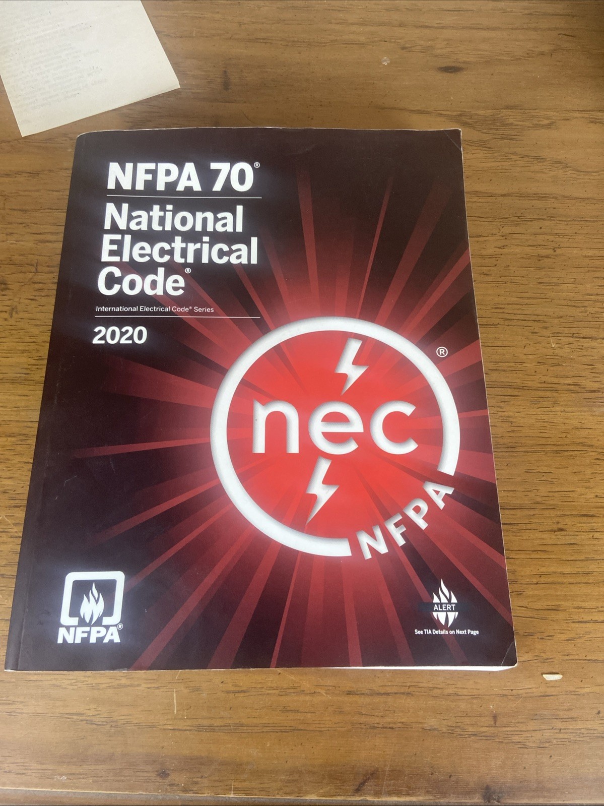 NFPA 70 National Electrical Code 2020 Softbound – Black/Red 8.5×11