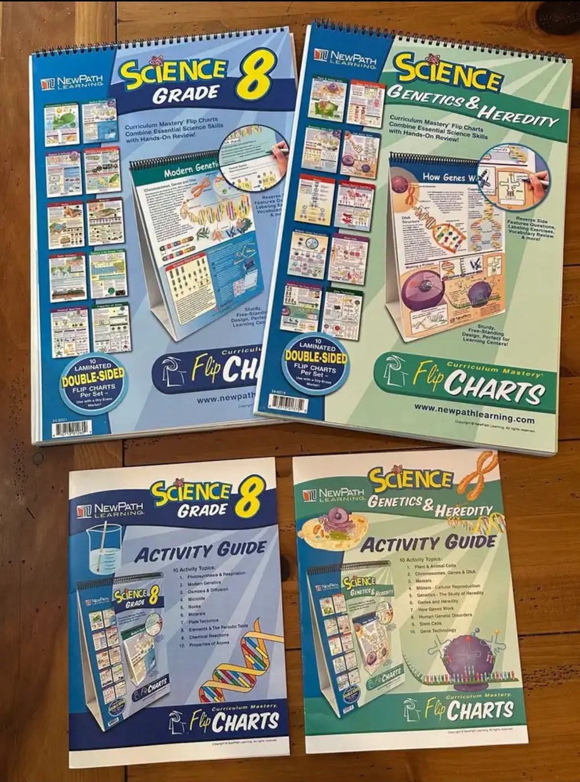 Vintage Science Stem School Learning Grade 8 Book Dry Erase Flip Chart Like New!