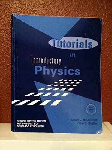Tutorials in Introductory – Paperback, by Lillian C. McDermott; – Very Good