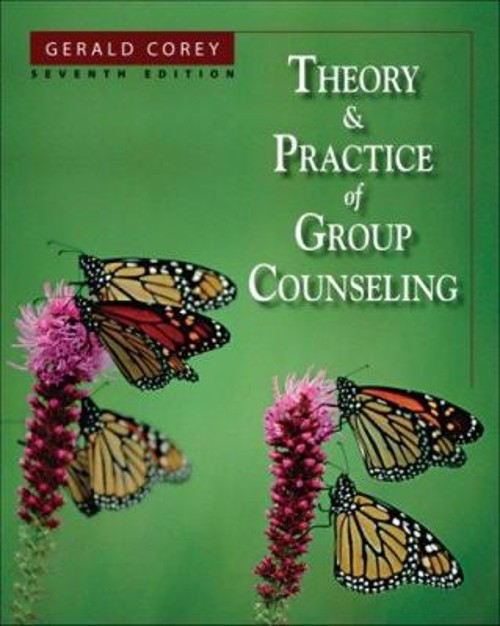 Theory and Practice of Group Counseling Hardcover Gerald Corey