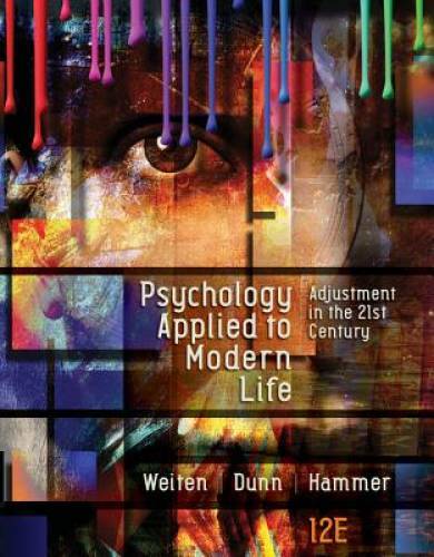 Psychology Applied to Modern Life: Adjustment in the 21st Century – VERY GOOD