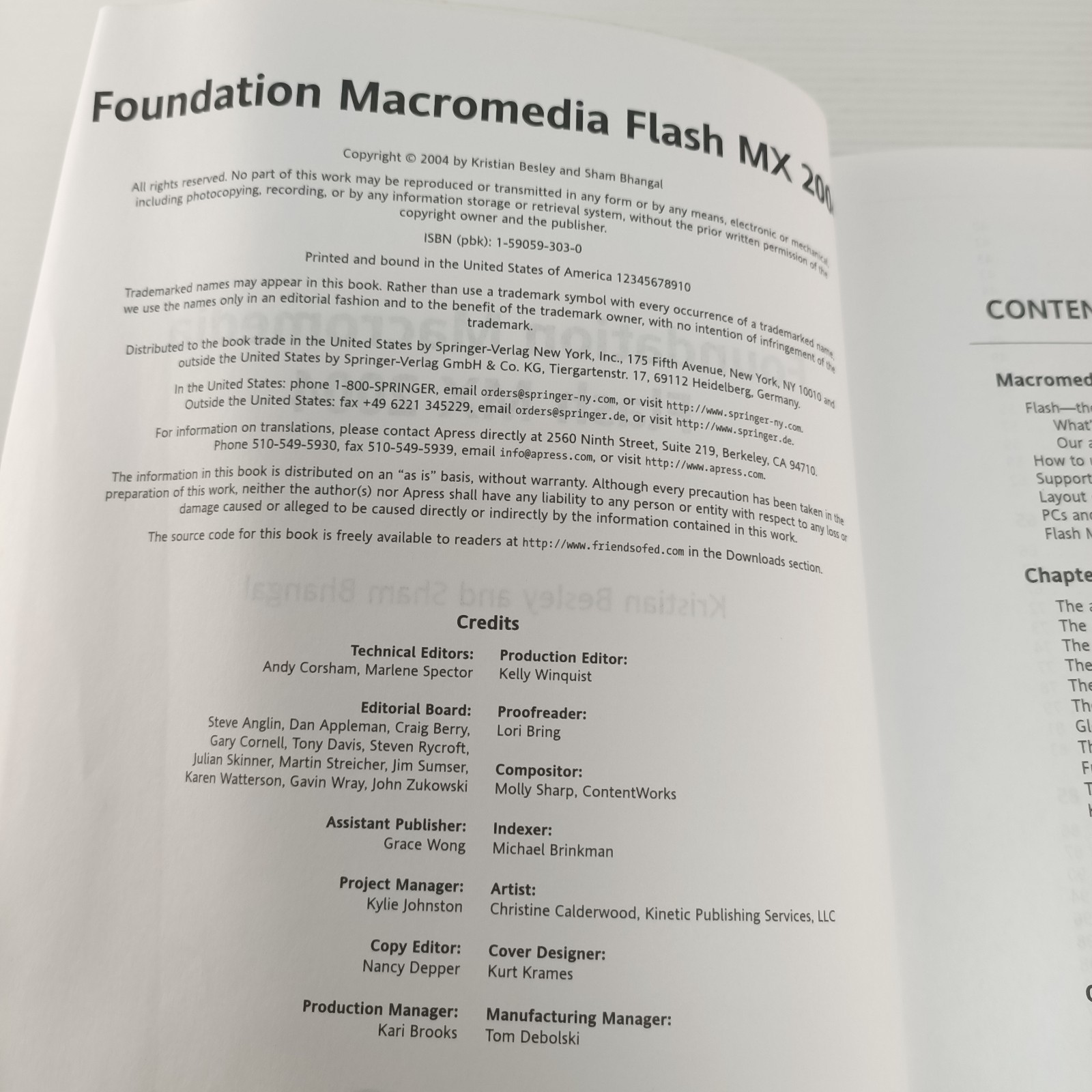 Foundation Macromedia Flash MX 2004 Textbook Besley & Bhangal Paperback Book