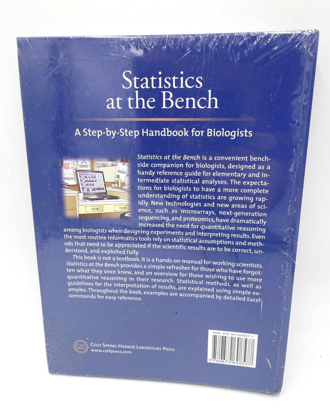 Statistics at the Bench A Step-by-Step Handbook for Biologists Spiral Hardcover
