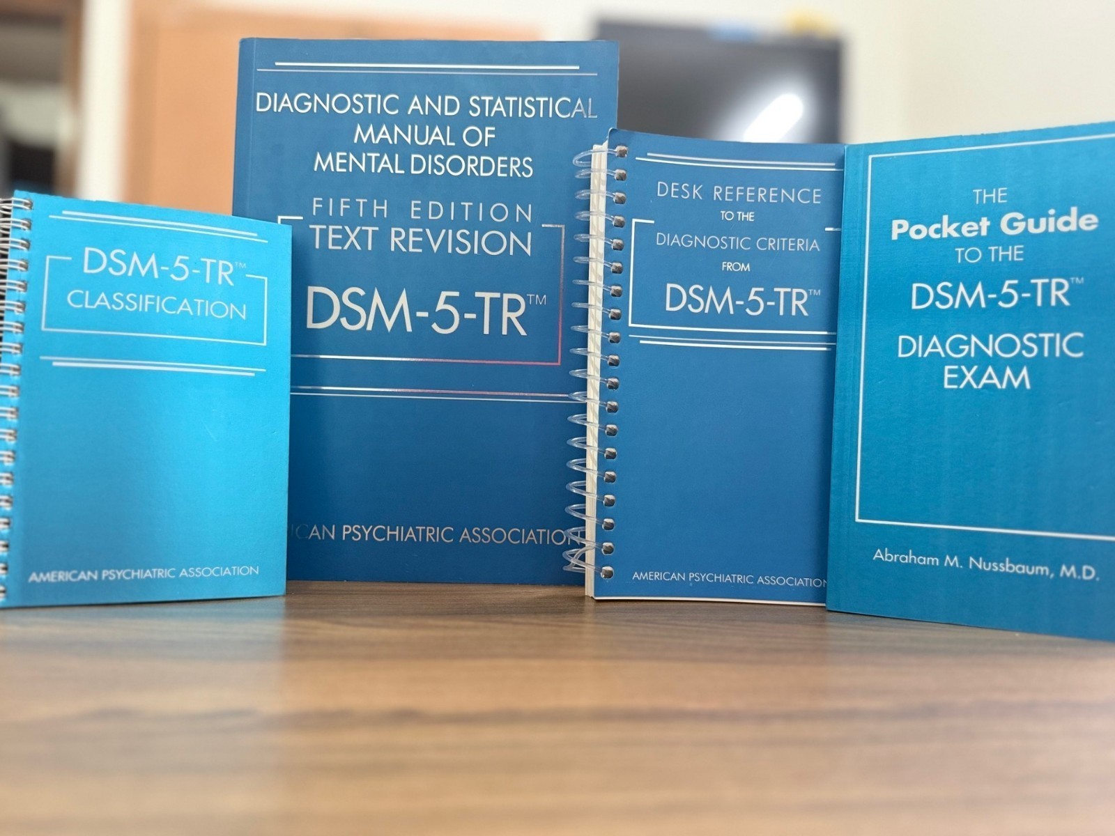 DSM-5 TR Hardcover +DESK reference spiral+DSM pocket guide+dsm classification sp
