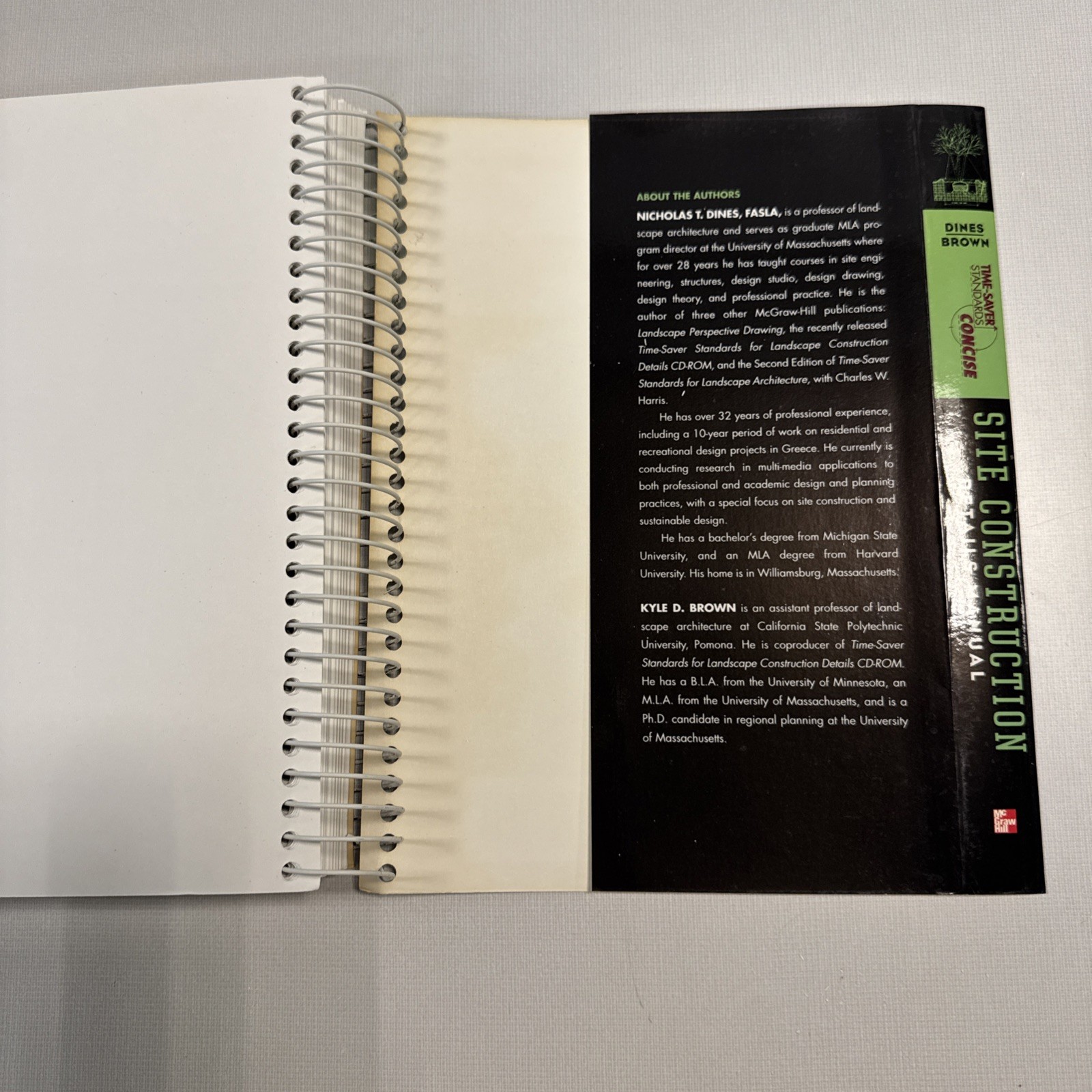 Time-Saver Standards Site Construction Details Manual