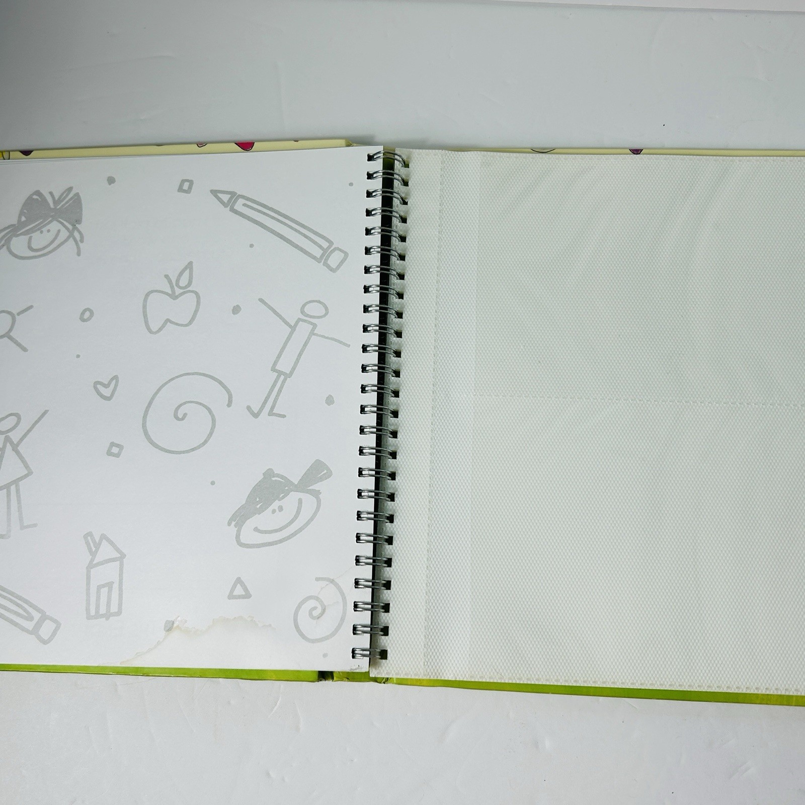 My Second Grade Year Hardcover Spiral Bound School Journal Scrapbook 2002