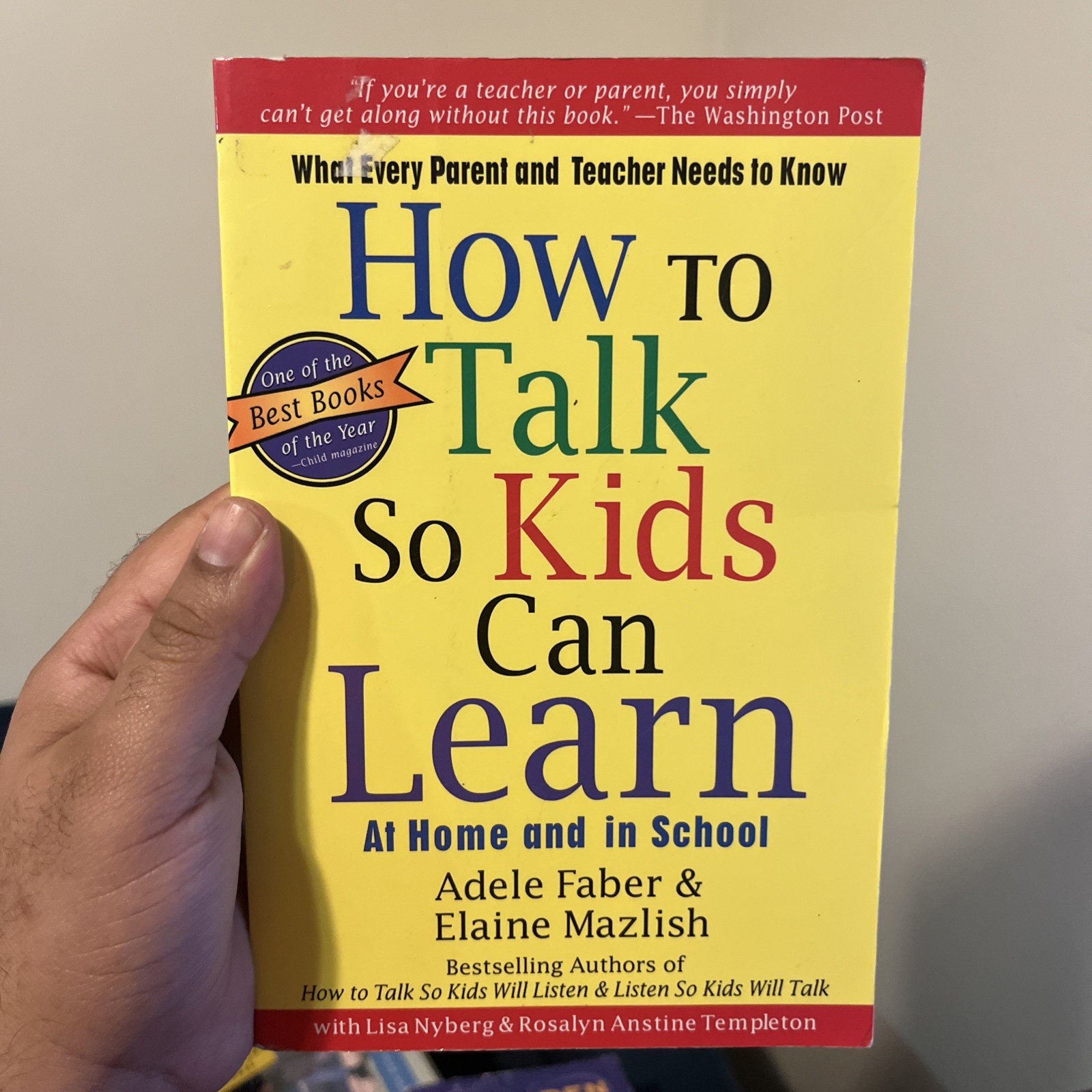 How to Talk So Kids Can Learn by Elaine Mazlish Parenting