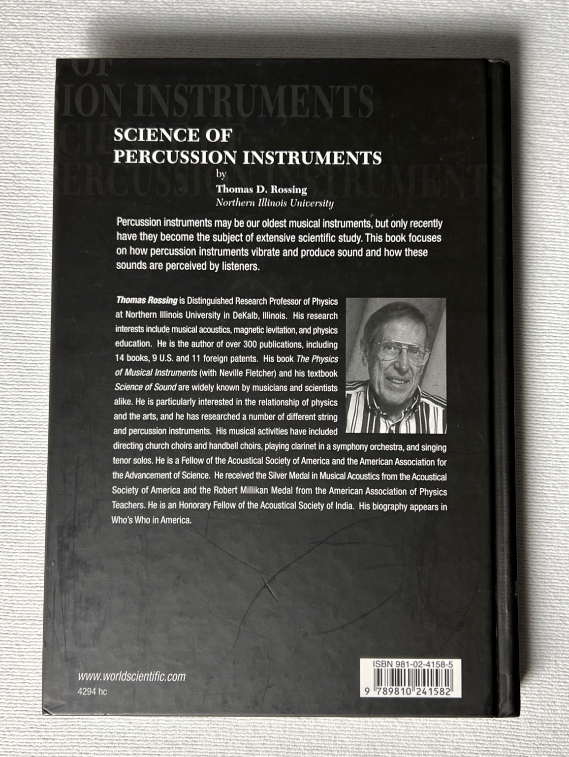 Series in Popular Science Ser.: Science of Percussion Instruments by Thomas…