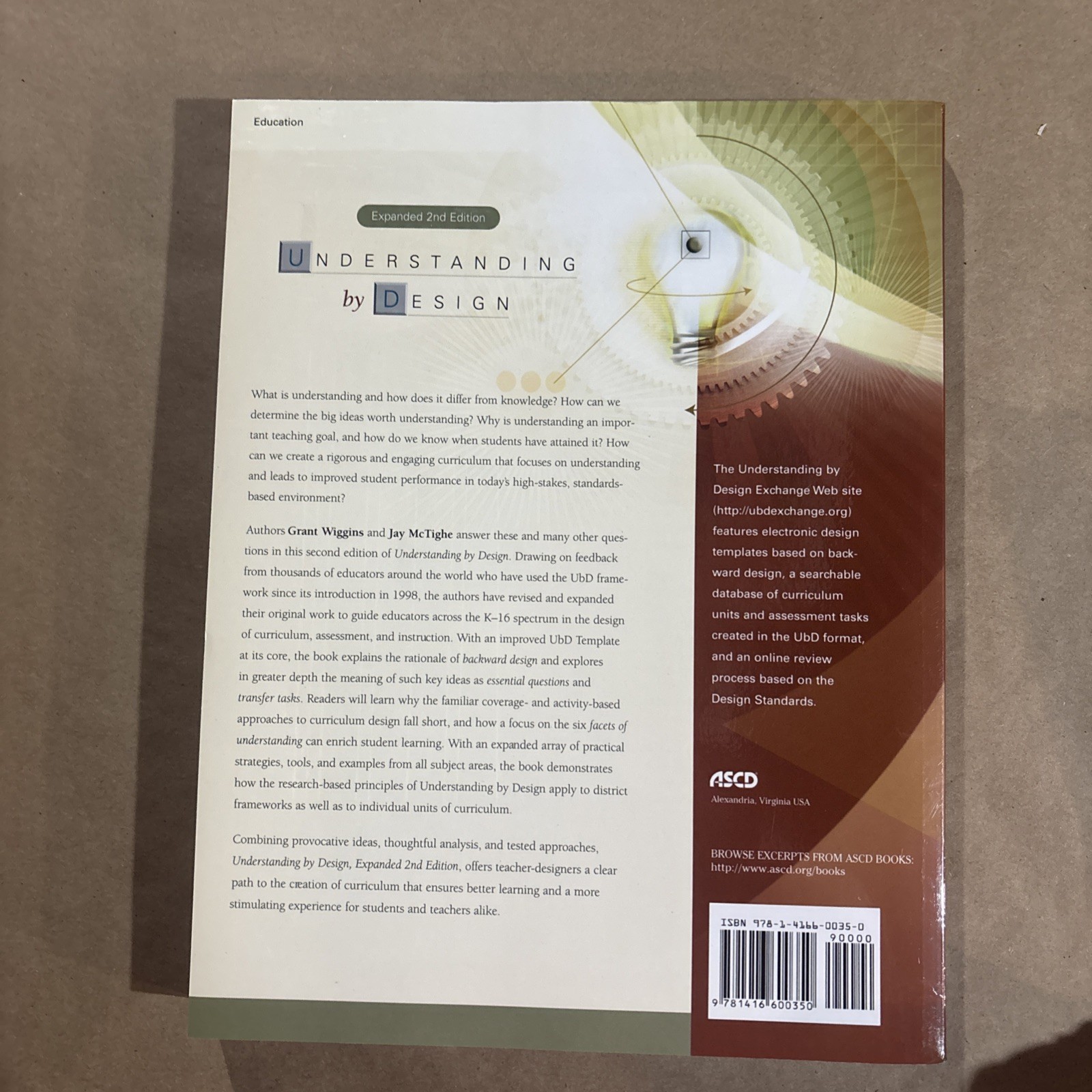Understanding by Design, Expanded 2nd Edition By Grant Wiggins And Jay McTighe
