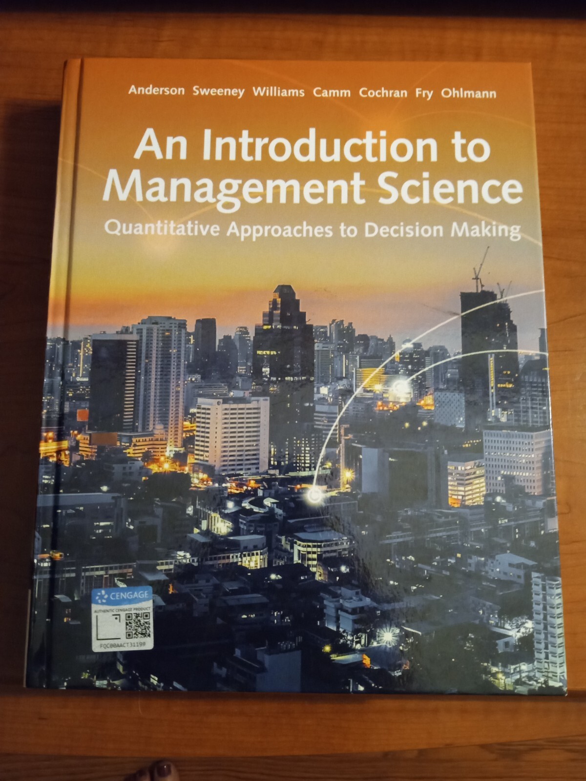 An Introduction to Management Science 15th Edition
