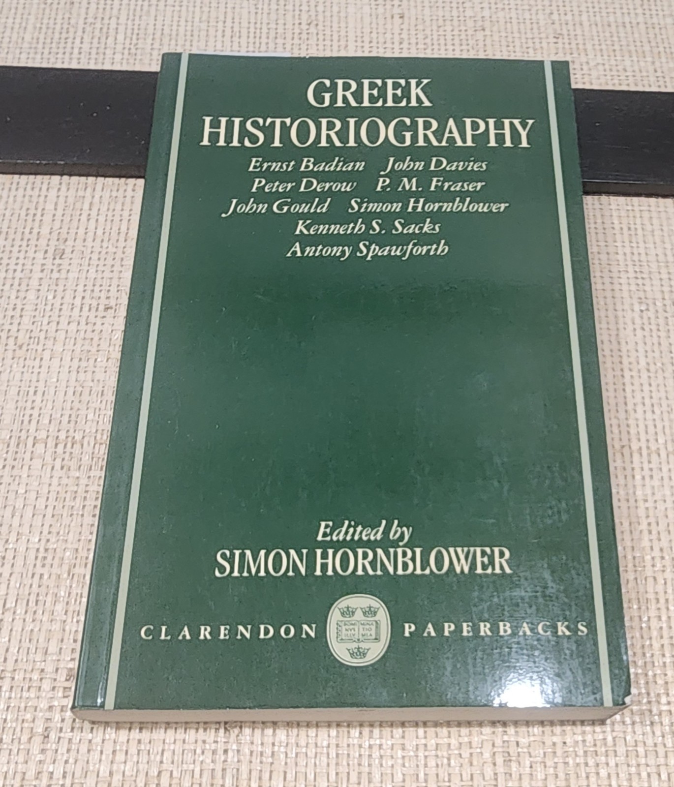 Greek Historiography by Simon Hornblower