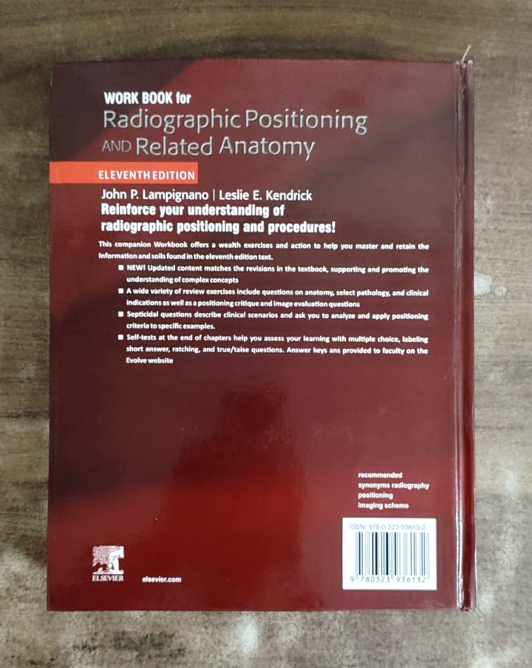 Textbook of Radiographic Positioning and Related Anatomy Hardcover USA STOCK