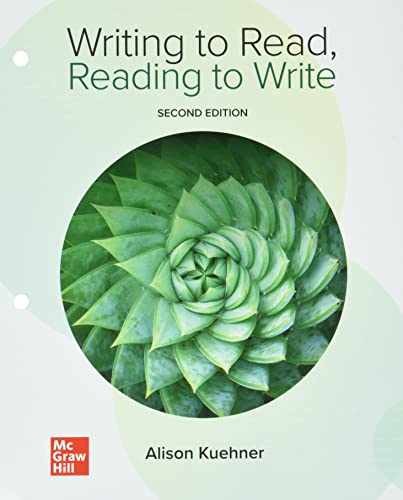 Loose Leaf Writing to Read, Reading – Loose Leaf, by Kuehner Alison – Very Good